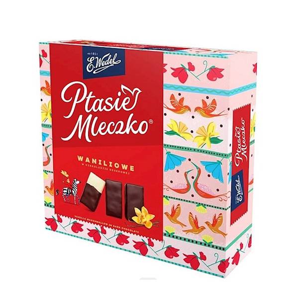 Wedel czekoladki Ptasie Mleczko Waniliowe 340g