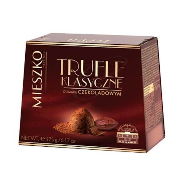 Mieszko praliny Trufle Klasyczne o smaku czekoladowym 175g