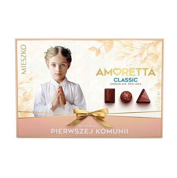 Mieszko bomboniera komunijna Amoretta Classic 280g