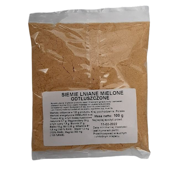 Orzeszek siemię lniane mielone 100g