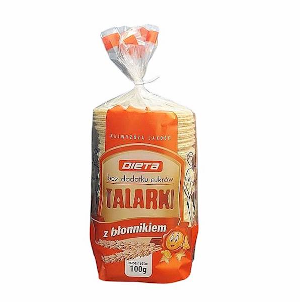Dieta wafelki Talarki z błonnikiem 100g