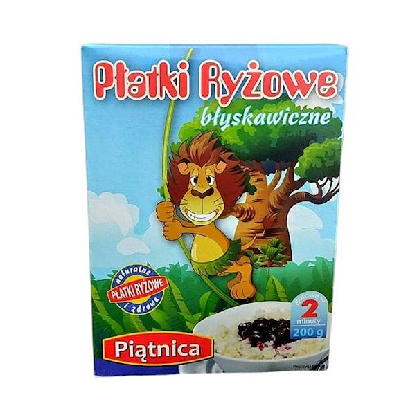Piątnica Płatki Ryżowe Błyskawiczne 200g