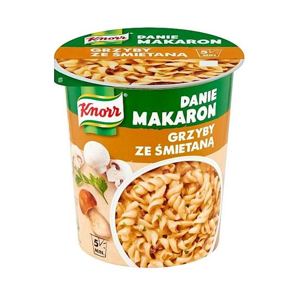 Unilever danie gotowe Knorr Danie Makaron Grzyby ze Śmietaną 59g
