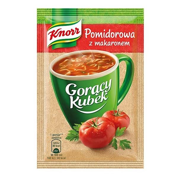 Unilever zupa instant Knorr Gorący Kubek Pomidorowa z Makaronem 19g