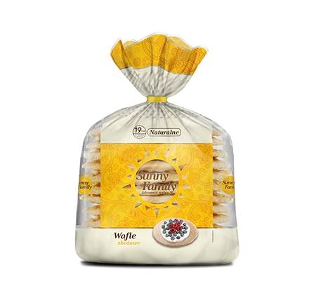 Planet Food wafle zbożowe Sunny Family Naturalne 60g
