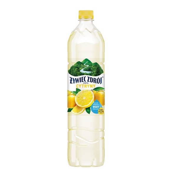 Żywiec Zdrój napój niegazowany 20% soku Z Nutą Cytryny 1,2l