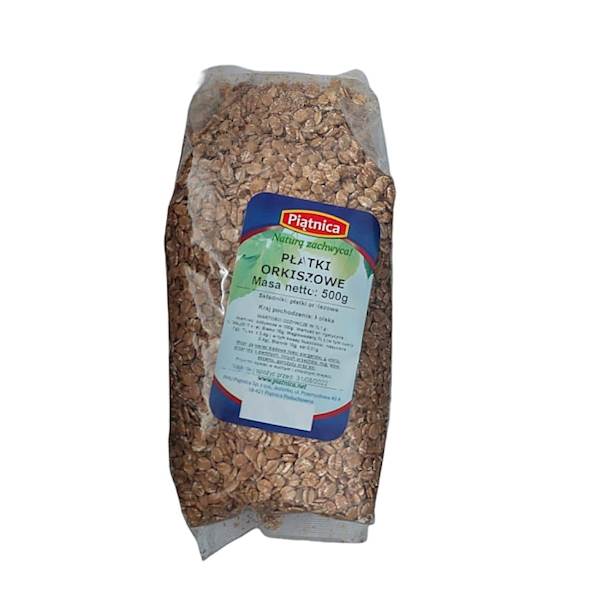 Piątnica Płatki Orkiszowe 500g