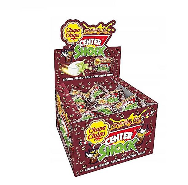 Chupa Chups gumy balonowe Center Shock Splashing Cola 400g