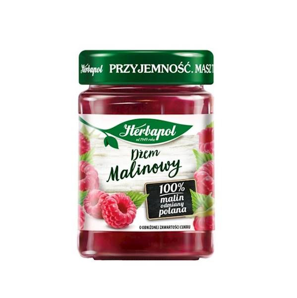 Herbapol Dżem Malinowy niskosłodzony 280g