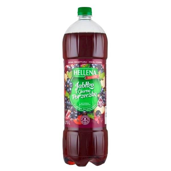 Hellena napój niegazowany Jabłko z Czarną Porzeczką 1,75l