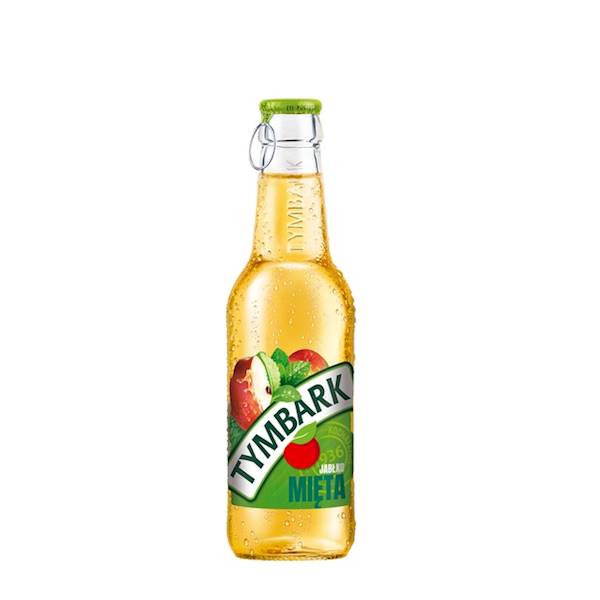 Maspex napój owocowy niegazowany w szklanej butelce Tymbark Jabłko-Mięta 250ml