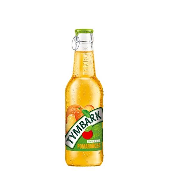 Maspex napój owocowy niegazowany w szklanej butelce Tymbark Pomarańcza-Brzoskwinia 250ml