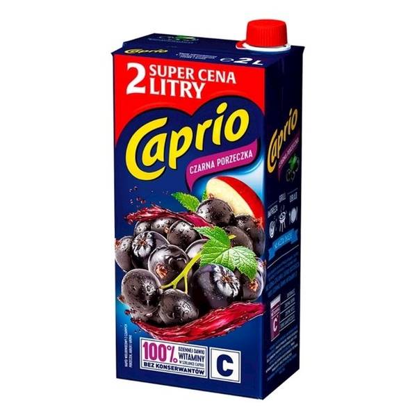 Maspex napój wieloowocowy Caprio Czarna Porzeczka 2l