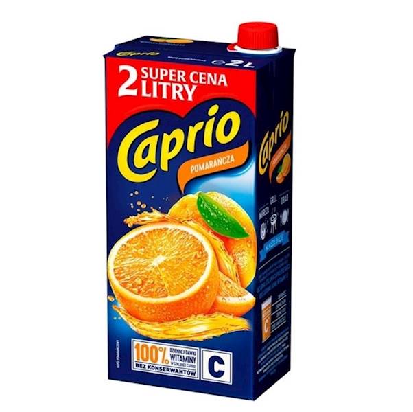 Maspex napój owocowy Caprio Pomarańczowy 2l