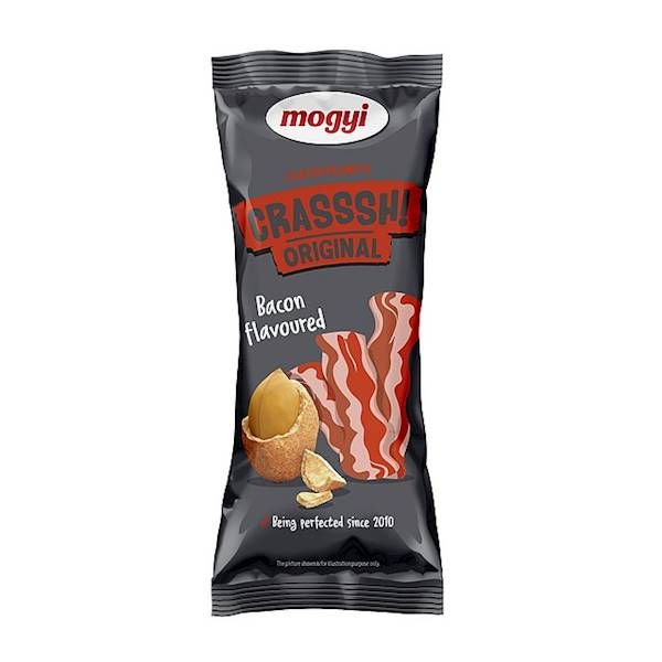 Mogyi orzeszki ziemne Crasssh w skorupce o smaku bekonu 60g