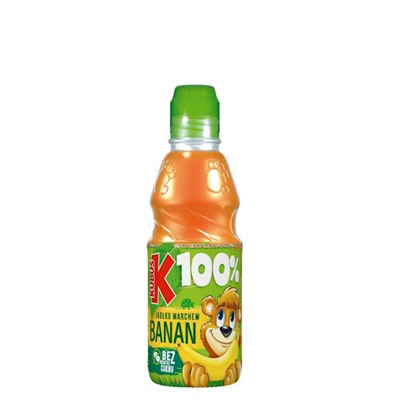 Maspex sok owocowo-warzywny bez dodatku cukru Kubuś 100% Jabłko, Marchew, Banan 300ml