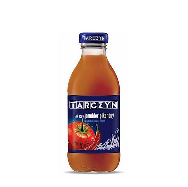 Maspex sok warzywny bez dodatku cukru Tarczyn Sok 100% Pomidor Pikantny 300ml