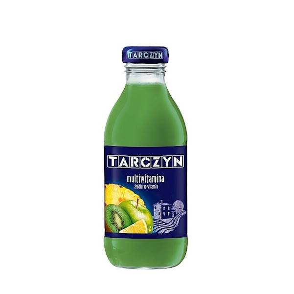 Maspex napój owocowy Tarczyn Multiwitamina Źródło 10 witamin zielona 300ml