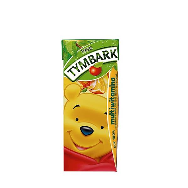 Maspex sok owocowy bez dodatku cukru Tymbark Sok 100% Multiwitamina 200ml