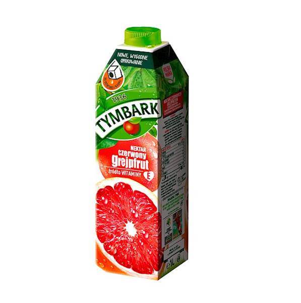 Maspex nektar owocowy Tymbark Czerwony Grejpfrut 1l