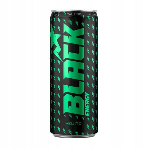 FoodCare napój energetyzujący w puszce Black Energy Drink Mojito 250ml