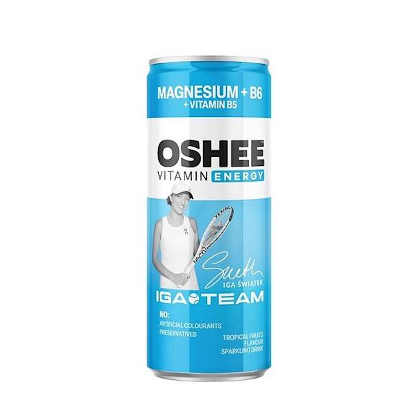 Oshee napój gazowany z dodatkiem magnezu i witamin Oshee Vitamin Energy Magnez + B6 250ml