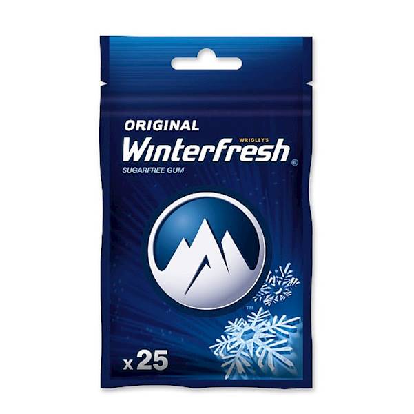 Mars Wrigley guma do żucia w torbie Winterfresh Original 25 drażetek