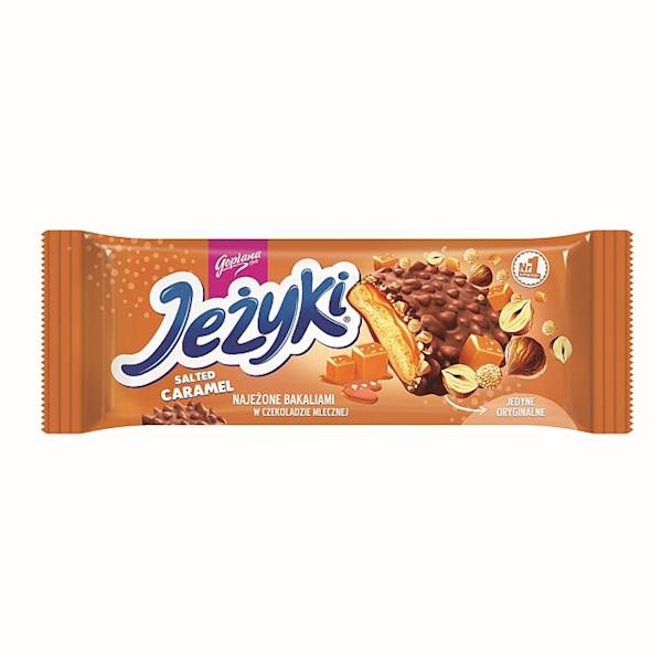 Goplana ciastka Jeżyki słony karmel 140g
