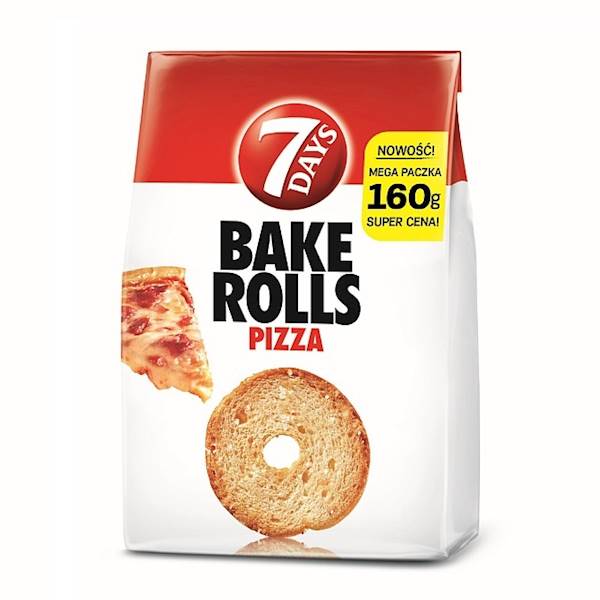 Mondelez chrupki chlebowe Bake Rolls Pizza 150g