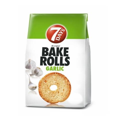 Mondelez chrupki chlebowe Bake Rolls Czosnek 150g