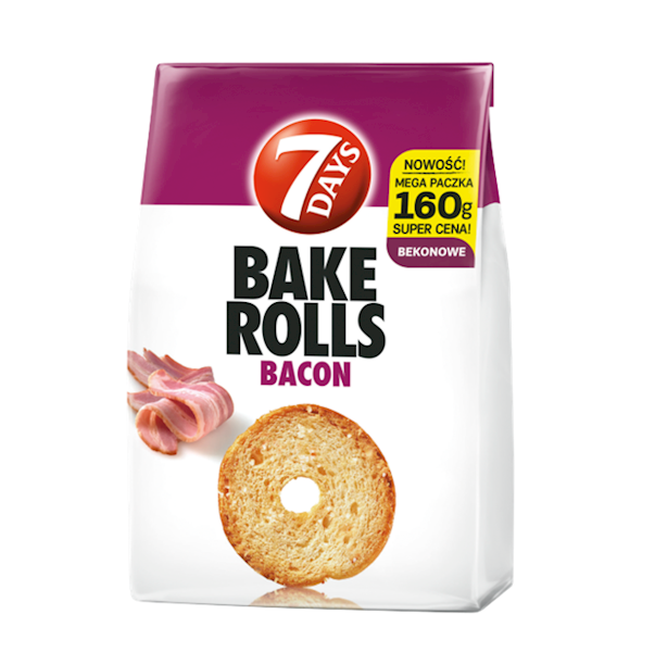 Mondelez chrupki chlebowe Bake Rolls Bekon 150g