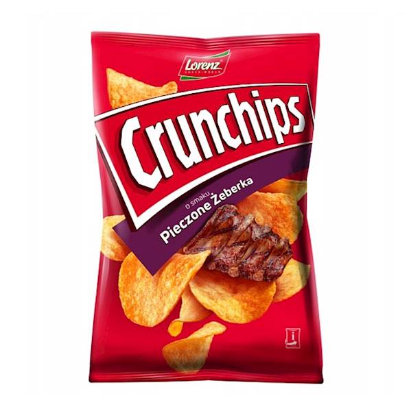 Lorenz chipsy ziemniaczane Crunchips Pieczone Żeberka 140g