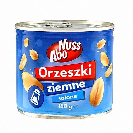 Abonuss Orzeszki Ziemne Solone w puszce 150g