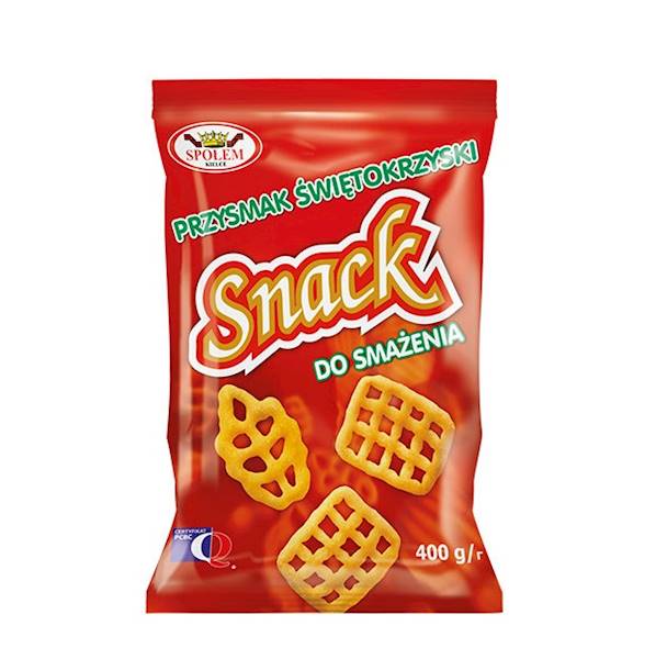 Społem Kielce przekąska pszenna do smażenia Przysmak Świętokrzyski Snack kratki 400g