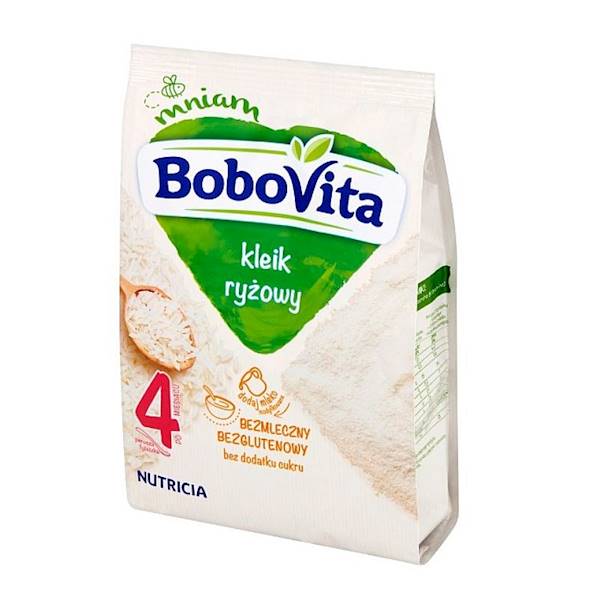 Nutricia posiłek bezglutenowy dla dzieci Bobovita Kleik Ryżowy 160g