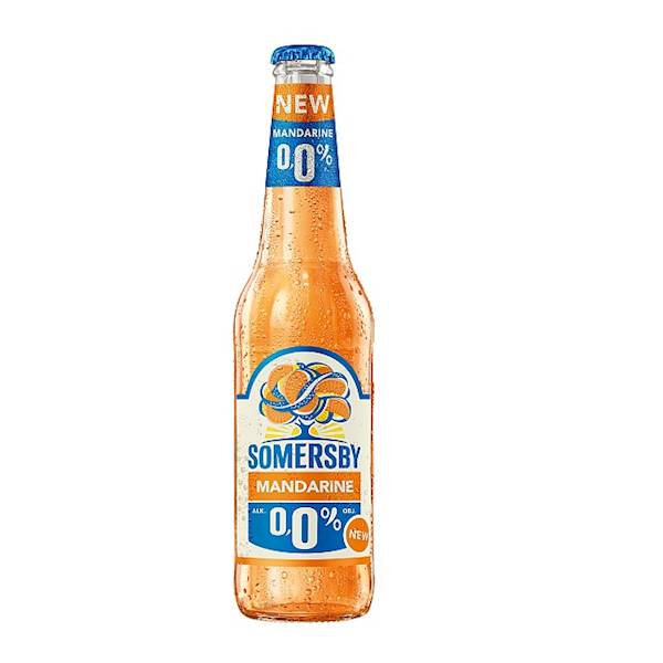 Carlsberg piwo bezalkoholowe w szklanej butelce Somersby Mandarine 0,0% 400ml