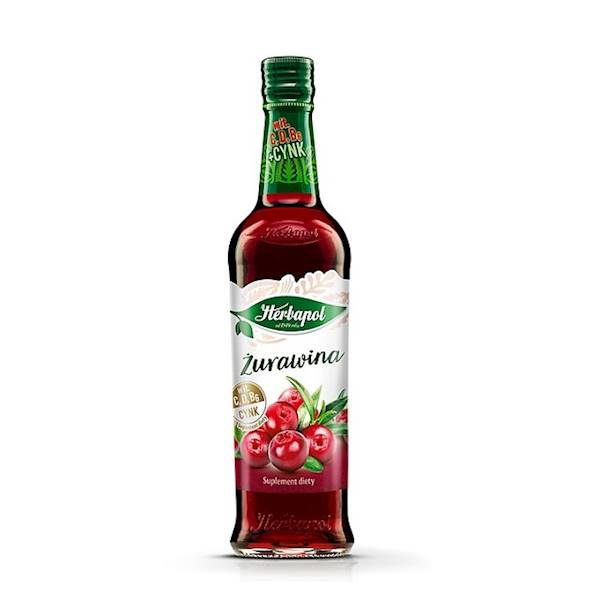 Herbapol syrop Żurawina 420ml
