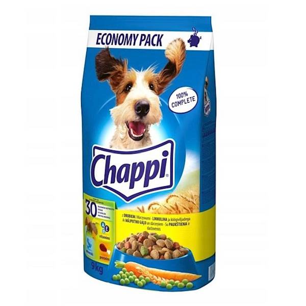 Mars Petcare karma dla dorosłych psów Chappi z Drobiem i Warzywami 9kg