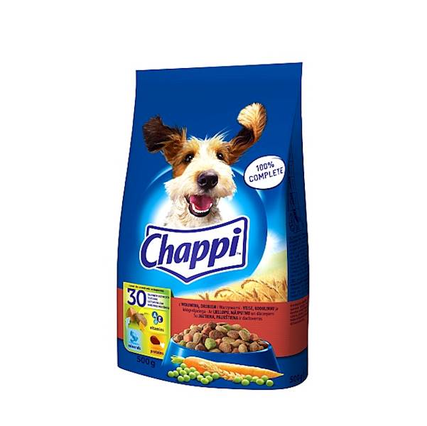 Mars Petcare karma dla dorosłych psów Chappi z Wołowiną, Drobiem i Warzywami 500g