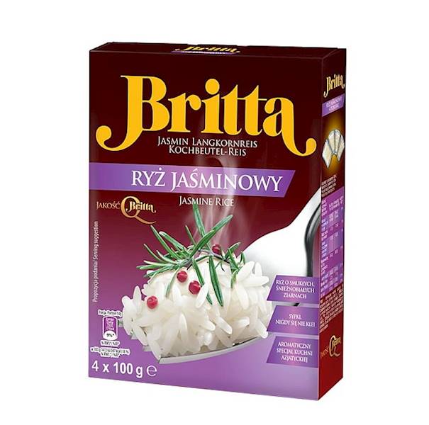 Britta Ryż Jaśminowy w saszetkach 400g
