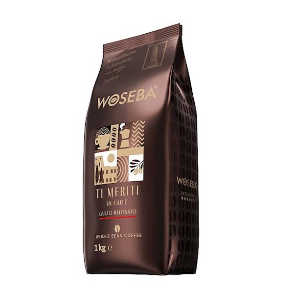 Woseba kawa ziarnista Ti Meriti Un Caffe Gusto Raffinato 1kg