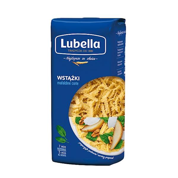 Maspex makaron pszenny Lubella Wstążki / mafaldine corte 400g