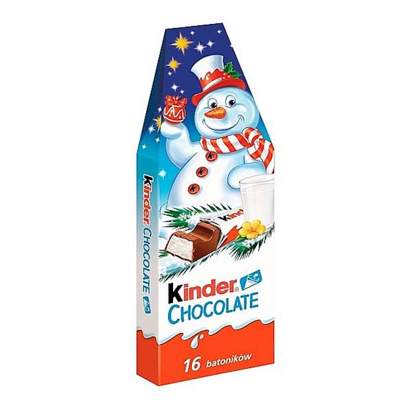 Ferrero czekoladki z nadzieniem mlecznym Kinder Chocolate Boże Narodzenie 200g