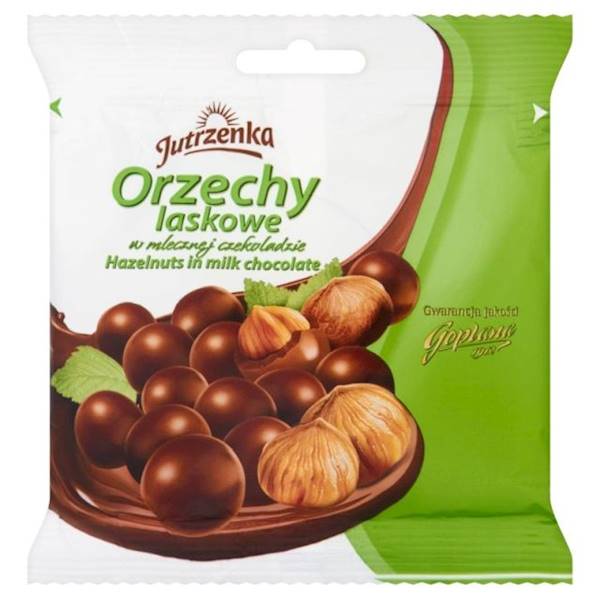Jutrzenka Orzechy laskowe w czekoladzie 80g