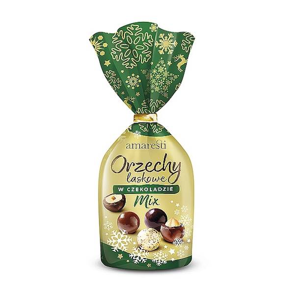 Eurohansa bakalie świąteczne Orzechy Laskowe w Czekoladzie Mix 190g