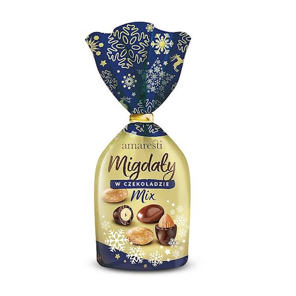 Eurohansa bakalie świąteczne Amaresti Migdały w Czekoladzie Mix 190g