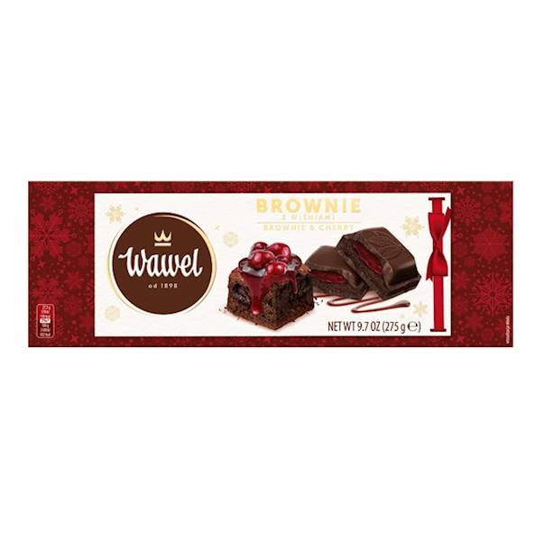 Wawel czekolada świąteczna nadziewana Brownie z Wiśniami 275g