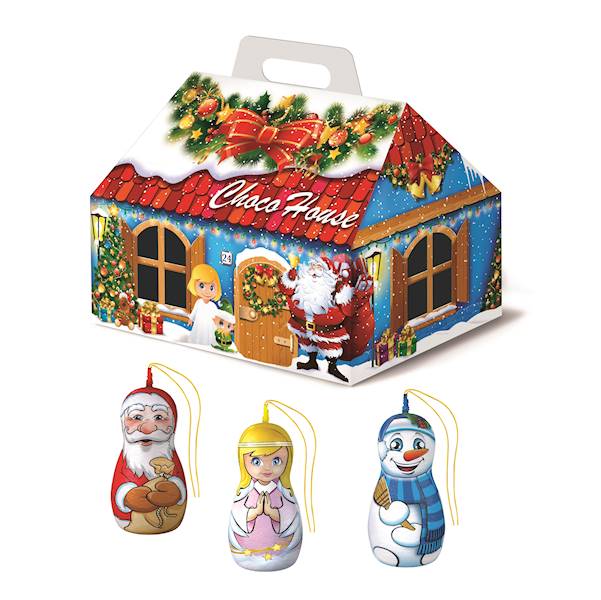 IDC Polonia figurki z czekolady mlecznej Figaro Choco House 160g