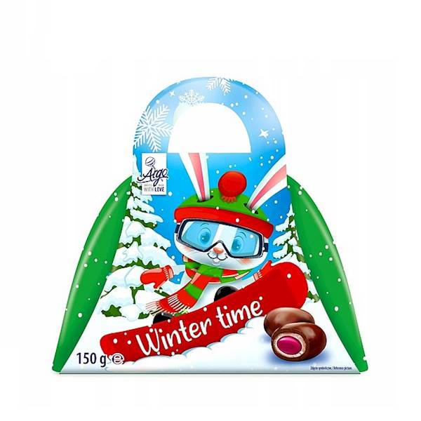 Argo kuferek świąteczny z cukierkami Choco Jello 150g