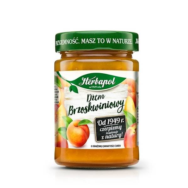 Herbapol Dżem Brzoskwiniowy niskosłodzony 280g